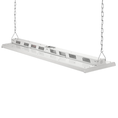 Case of 2 - LED Linear High Bay - 4ft - 64,000 Lumen Max - full lens -  Wattage Adjustable 255W/300W/400W - Color Tunable 40K/50K/57K - Sensor Base - Jen Lighting