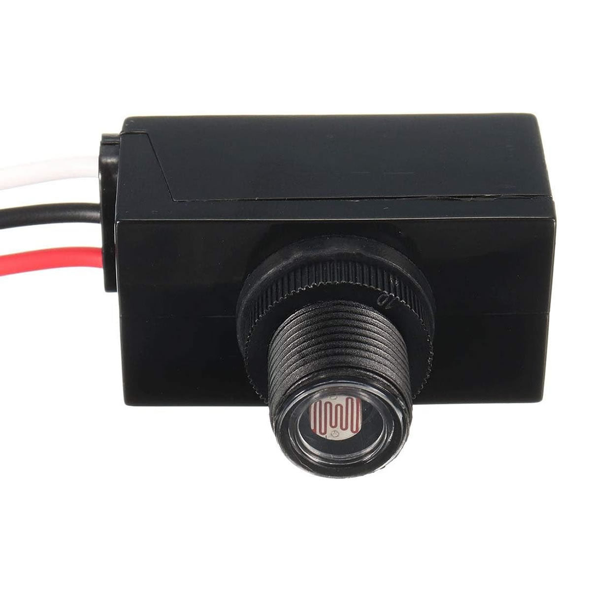 Button Photocell for Outdoor Lighting Fixture