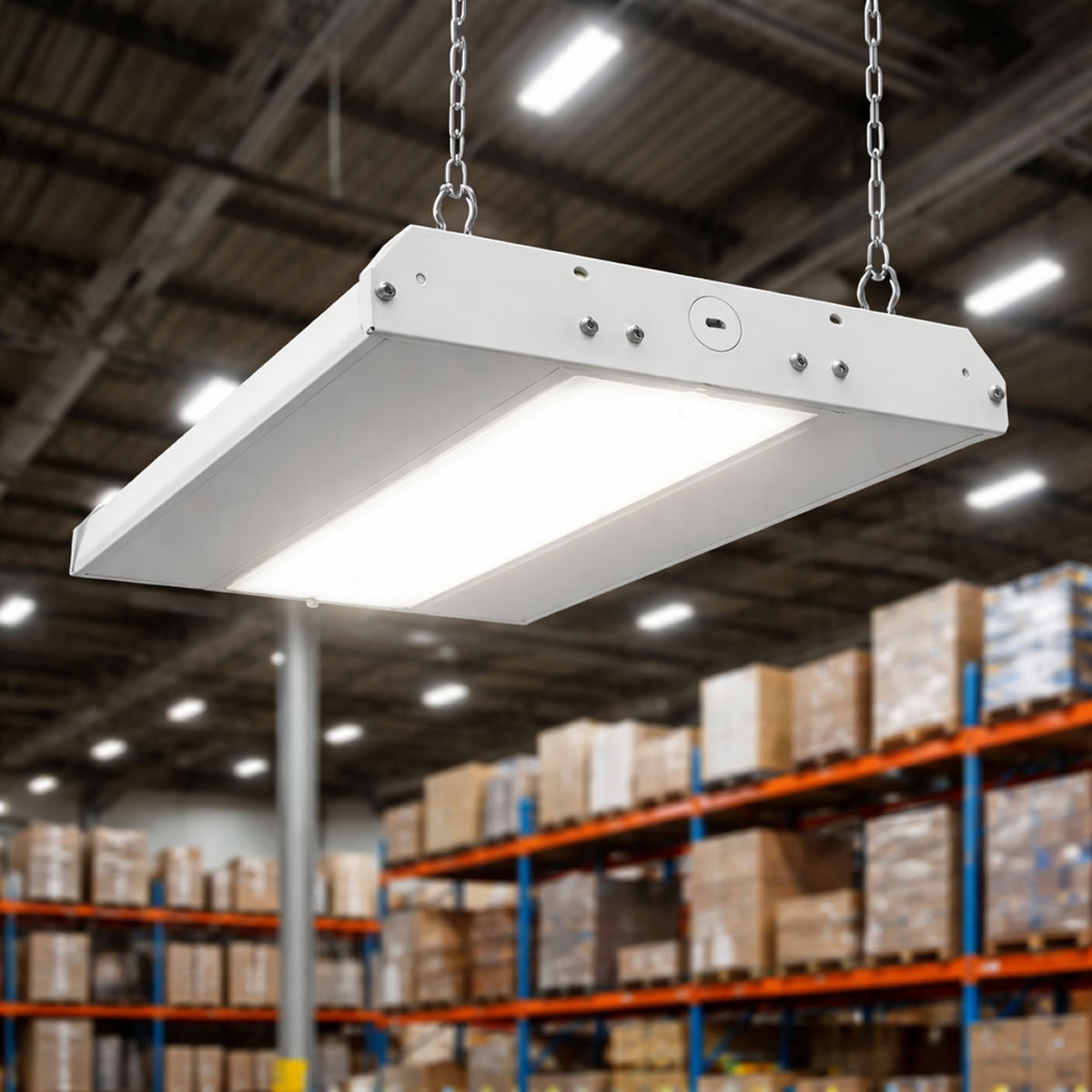 LED Linear High Bay - Wattage Selectable up to 280W - Color Selectable - Energetic Lighting