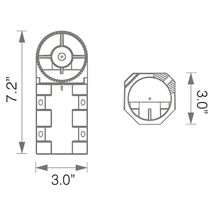 Type A Slip Fitter Bracket for LED Area Light - Euri Lighting