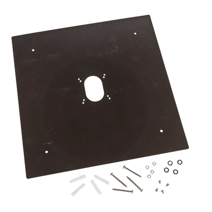 Bronze Mounting Back Plate for LED Canopy Fixture - Keystone