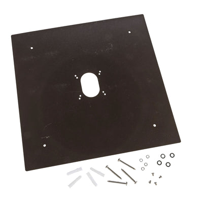 Bronze Mounting Back Plate for LED Canopy Fixture - Keystone