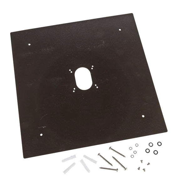 Bronze Mounting Back Plate for LED Canopy Fixture - Keystone