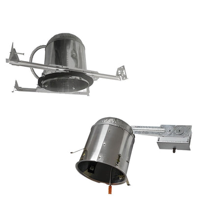 Case of 6 - 6in. New Construction LED Recessed Housing - IC Rated