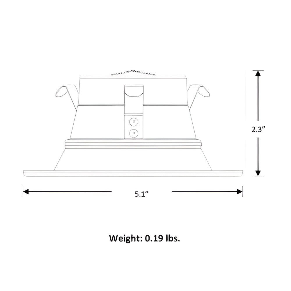 4in. LED Color Tunable Downlight - 10W - 700 Lumens - 2700K/3000K/3500K/4000K/5000K