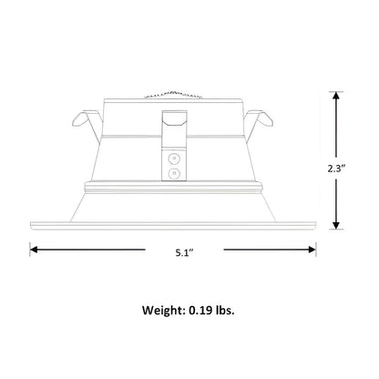 4in. LED Color Tunable Downlight - 10W - 700 Lumens - 2700K/3000K/3500K/4000K/5000K