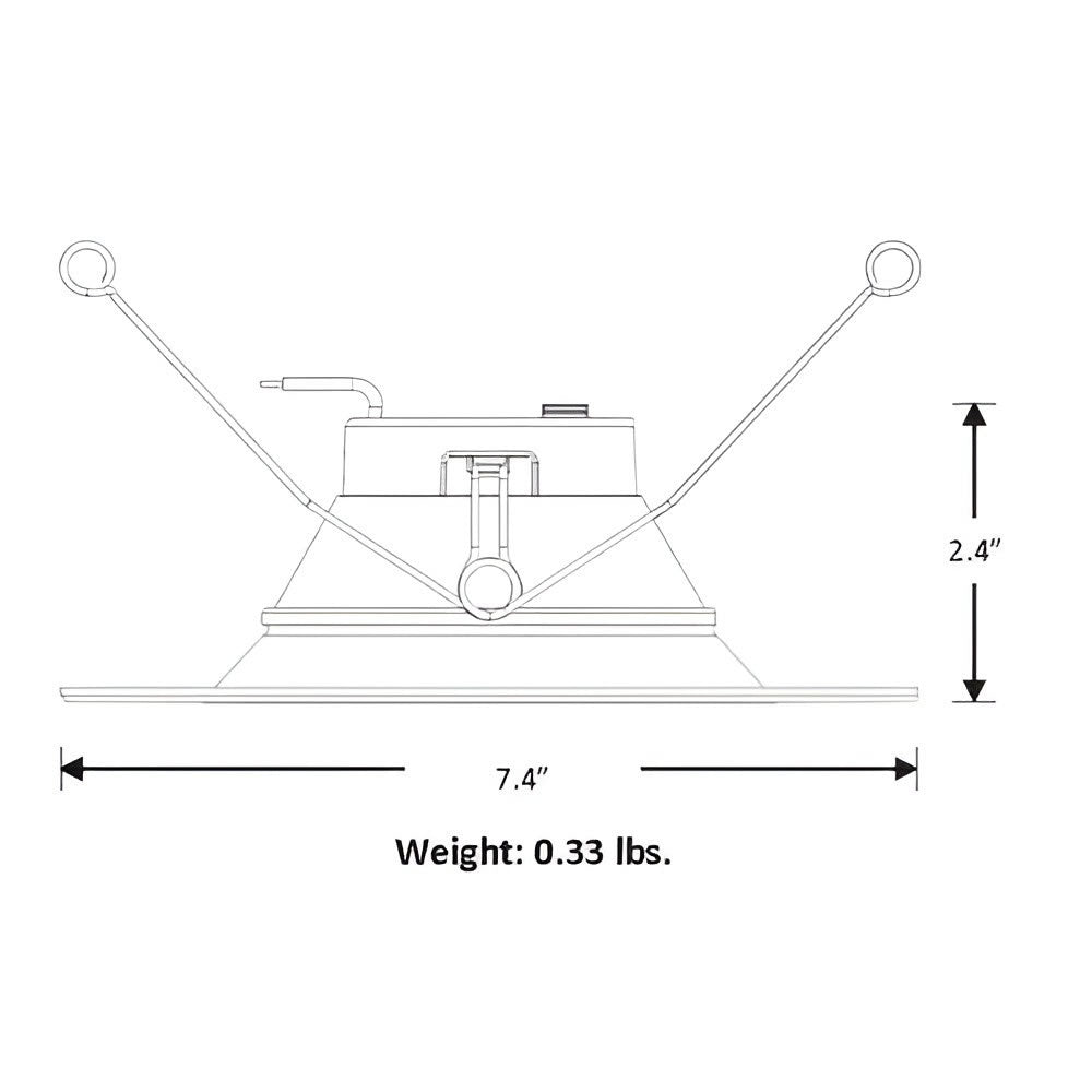 6in. LED Color Tunable Downlight - 14W - 1000 Lumens - 2700K/3000K/3500K/4000K/5000K