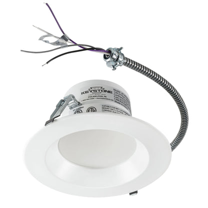 8in. LED Wattage Adjustable & Color Tunable Recessed Downlight - Integrated Driver - 90 CRI - 16.5W/23W/29W - 3000K/3500K/4000K - Keystone