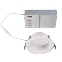 4in. LED Wattage Adjustable & Color Tunable Recessed Downlight - Remote Driver - 7W/11W/16W - 2700K/3000K/3500K/4000K/5000K - Keystone