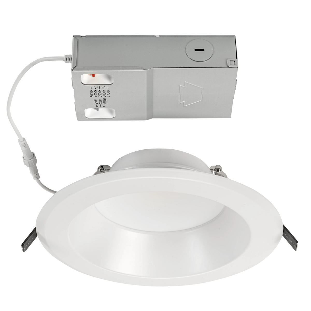 8in. LED Wattage Adjustable & Color Tunable Recessed Downlight - Remote Driver - 16.5W/23W/29W - 2700K/3000K/3500K/4000K/5000K - Keystone