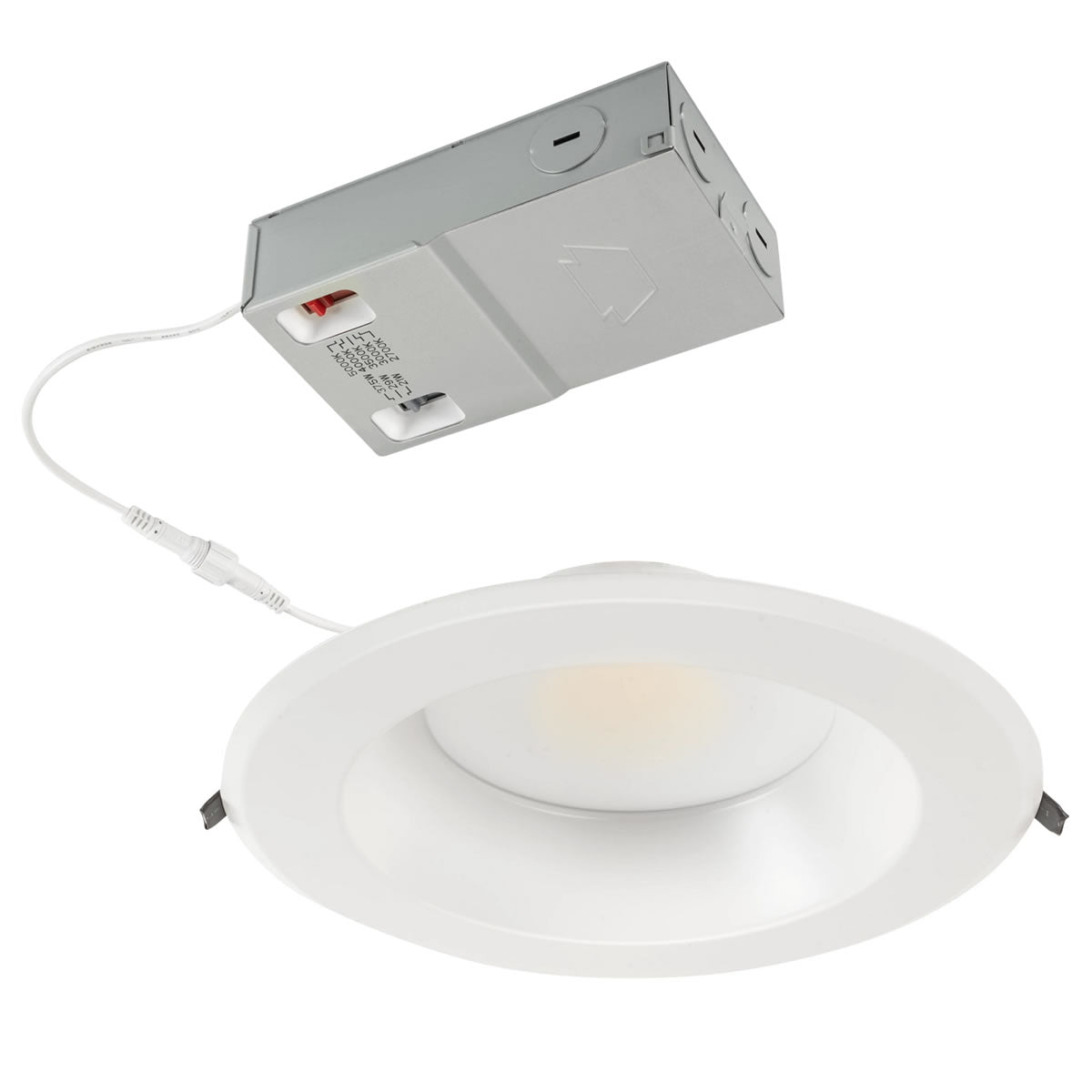 10in. LED Wattage Adjustable & Color Tunable Recessed Downlight - Remote Driver - 21W/29.5W/37.5W - 2700K/3000K/3500K/4000K/5000K - Keystone