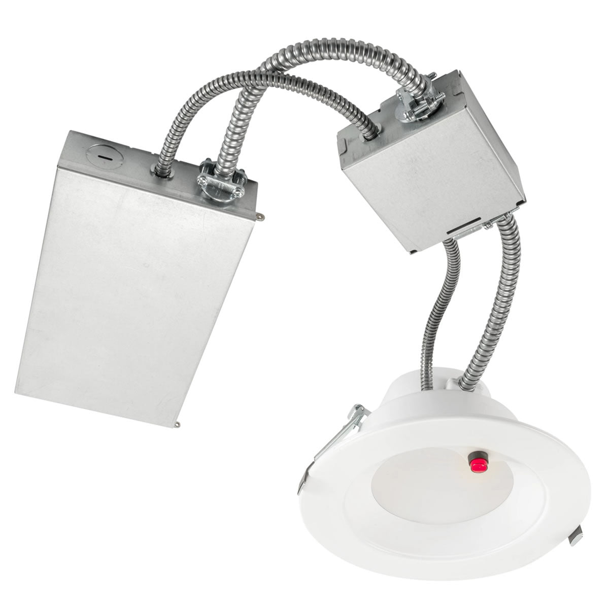 6in. LED Wattage Adjustable & Color Tunable Recessed Downlight - Built-in 5W Emergency Driver - 10W/12W/17W - 3000K/3500K/4000K - Keystone