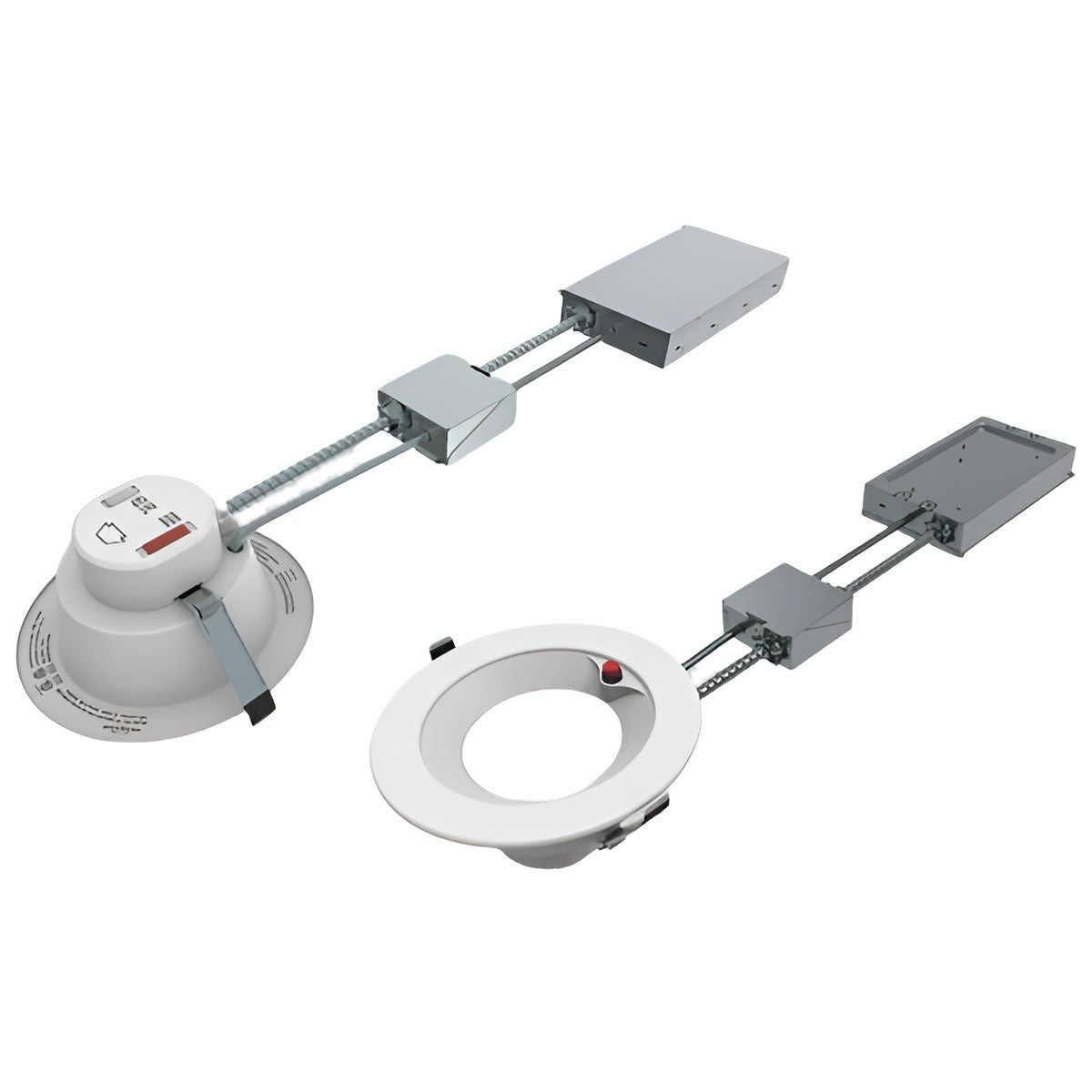 6in. LED Wattage Adjustable & Color Tunable Recessed Downlight - Built-in 5W Emergency Driver - 10W/12W/17W - 3000K/3500K/4000K - Keystone