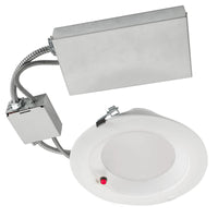 8in. LED Wattage Adjustable & Color Tunable Recessed Downlight - Built-in 5W Emergency Driver - 14W/17W/20W - 3000K/3500K/4000K - Keystone