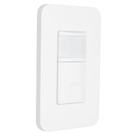 Wall Occupancy Sensor Switch - 120-277V - With Wall Plate - White