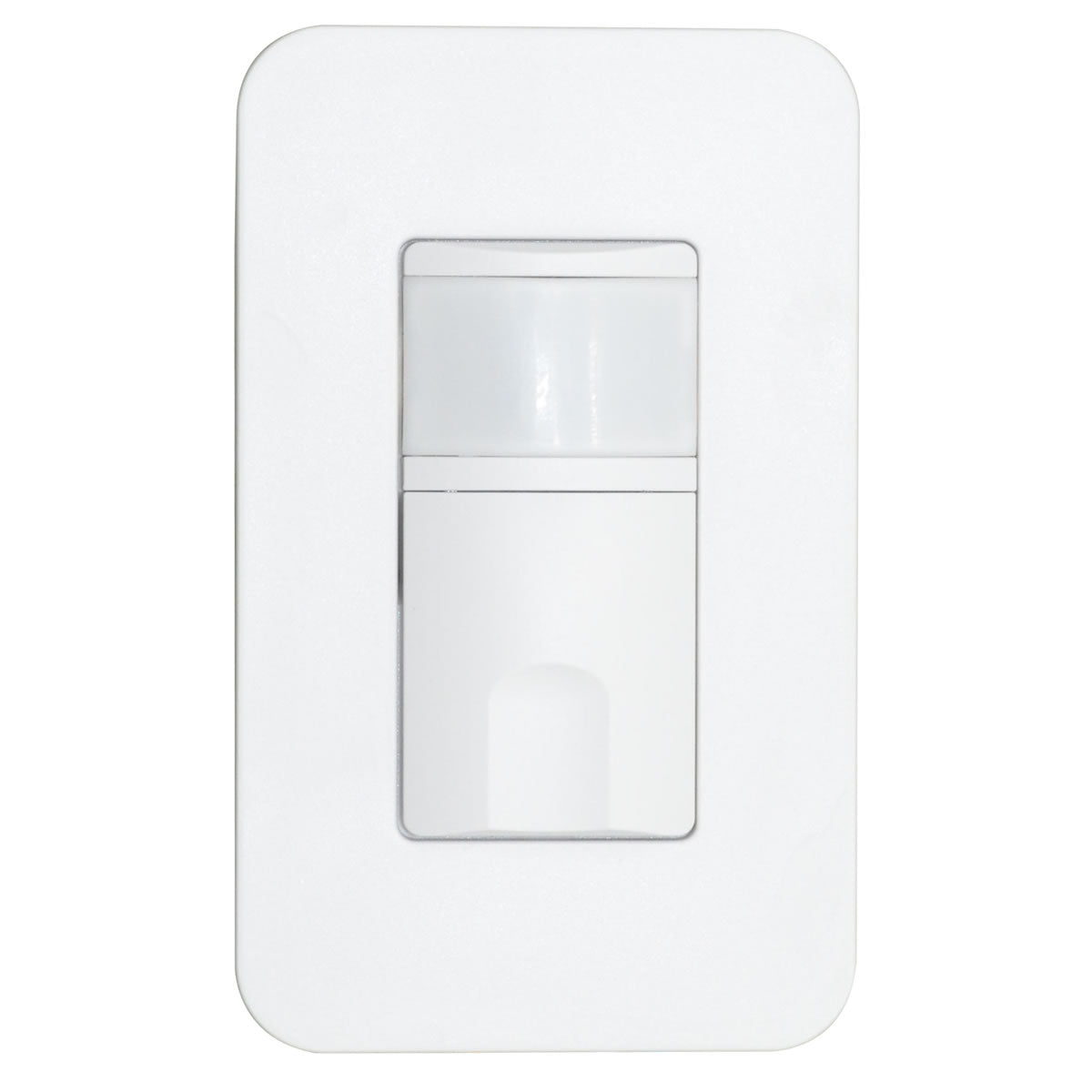 Wall Occupancy Sensor Switch - 120-277V - With Wall Plate - White