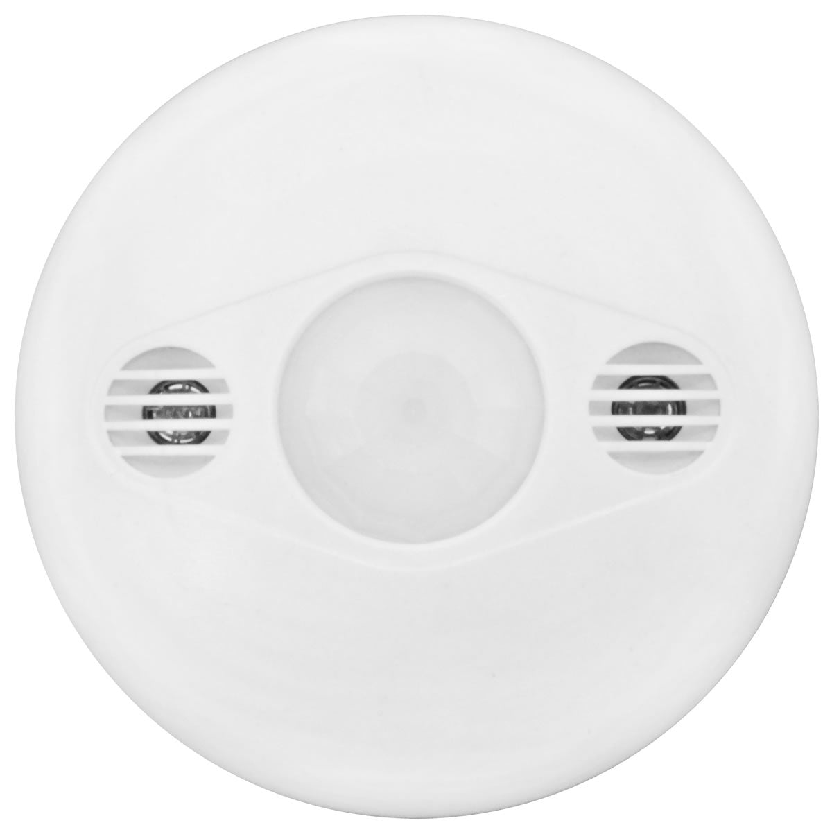 Ceiling Mount PIR & Ultrasonic Motion Sensor - 120-347V - White