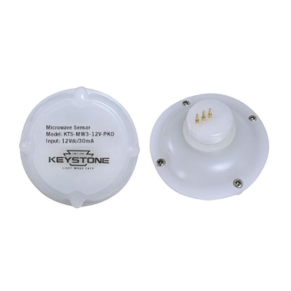 LED Microwave Occupancy/Daylight Sensor - Factory Preset 5 Minute Hold Time - Daylight Threshold Disabled - Keystone