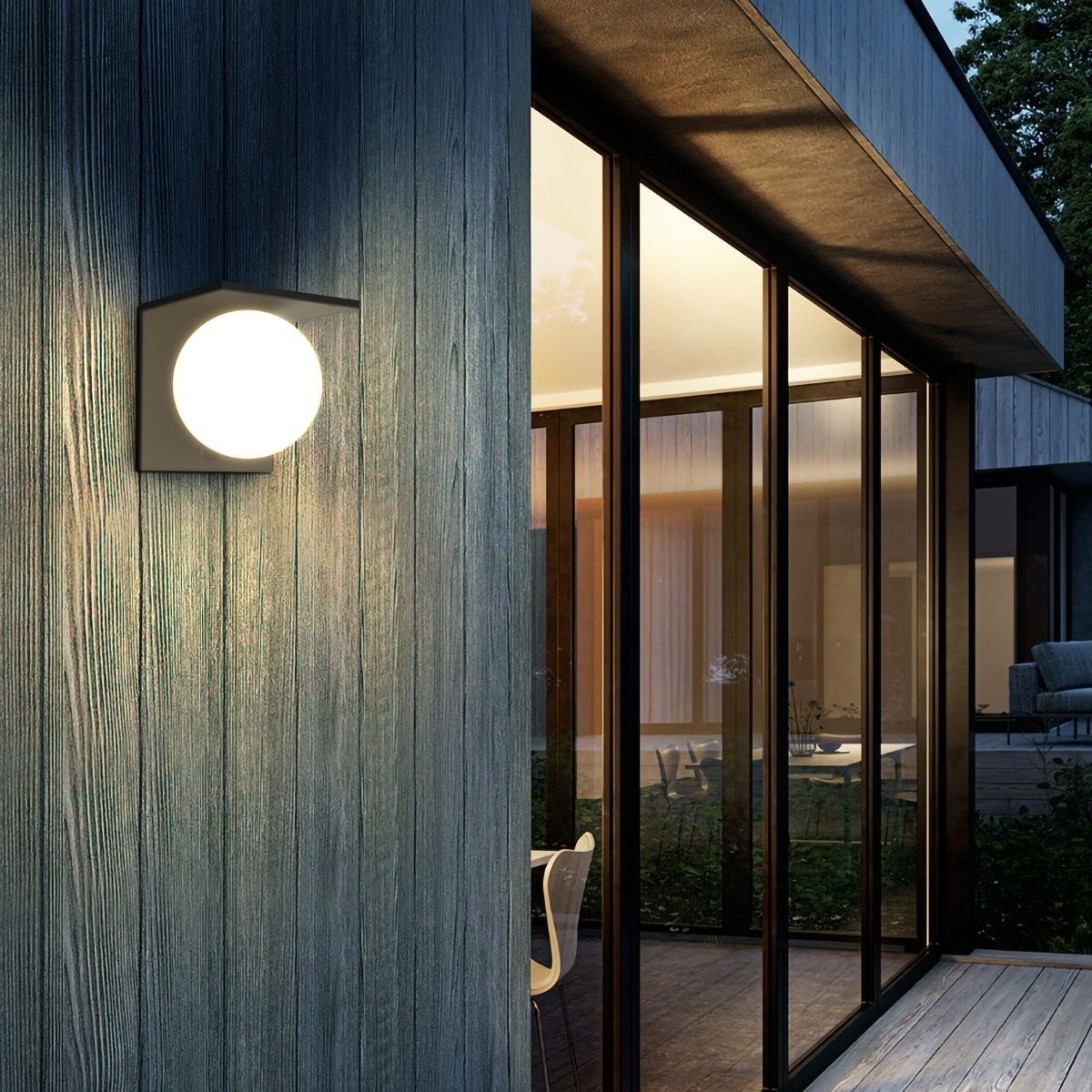 Solar LED Cube Wall Light - 1000 Lumens - 4000K - LumeGen