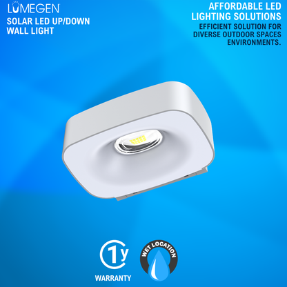solar LED up/down wall light