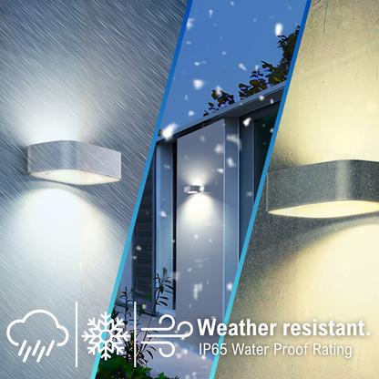weather resistant (rain, snow, wind) and IP65 waterproof rated