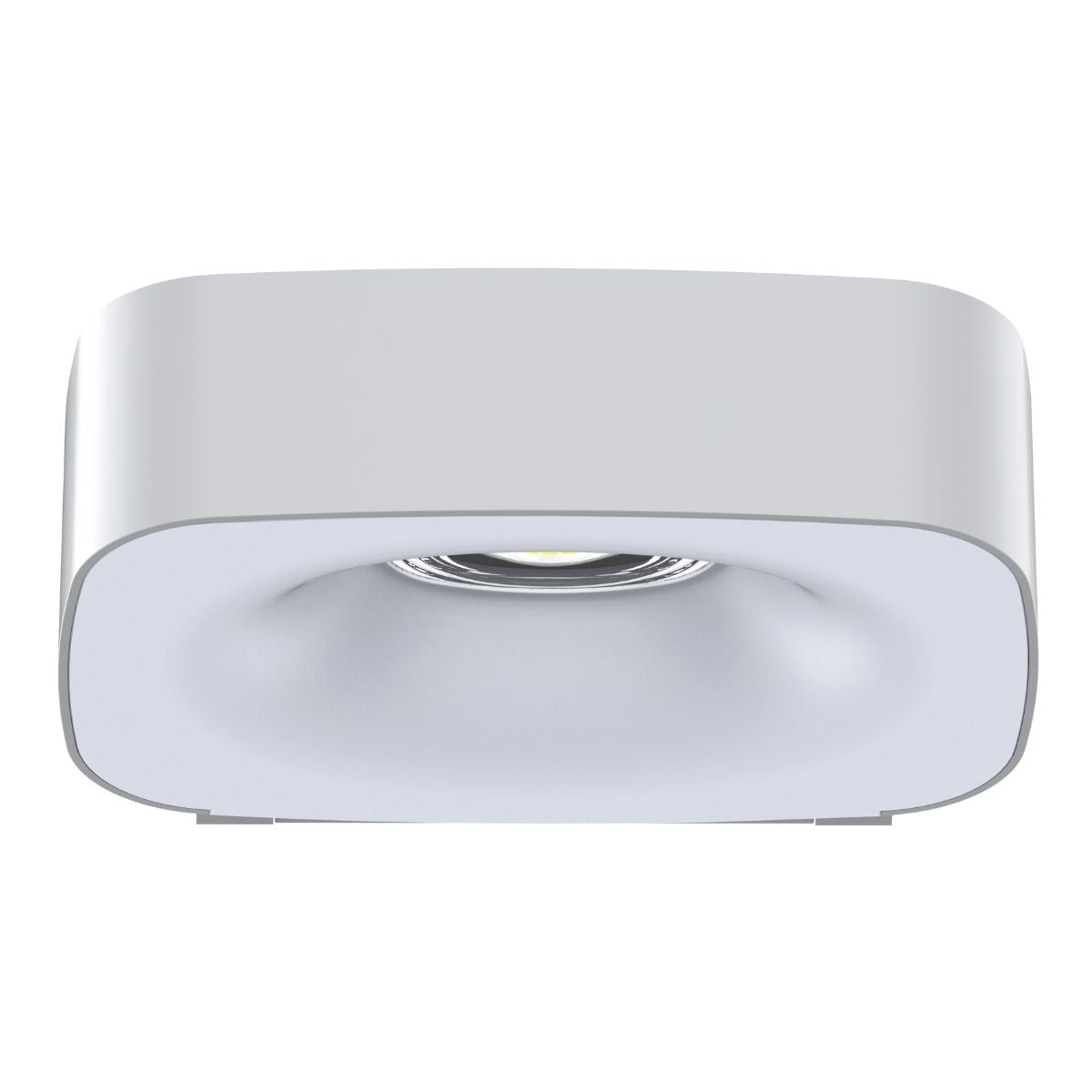Solar LED Mini Up/Down Wall Light - White Finish - 4000K - LumeGen