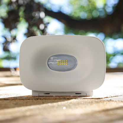 Solar LED Mini Up/Down Wall Light - White Finish - 4000K - LumeGen