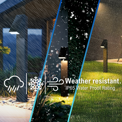 weather resistant and IP65 water proof rating
