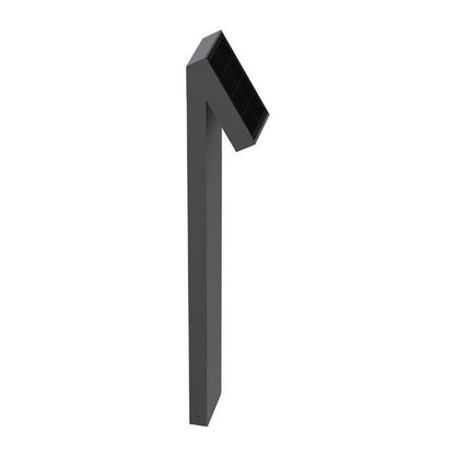 Solar LED Pathway Bollard Light - 500 Lumens - 3000K - Black Finish - LumeGen