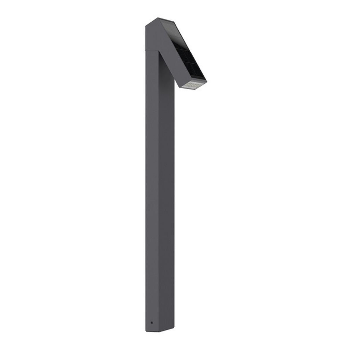 Solar LED Pathway Bollard Light - 500 Lumens - 3000K - Black Finish - LumeGen