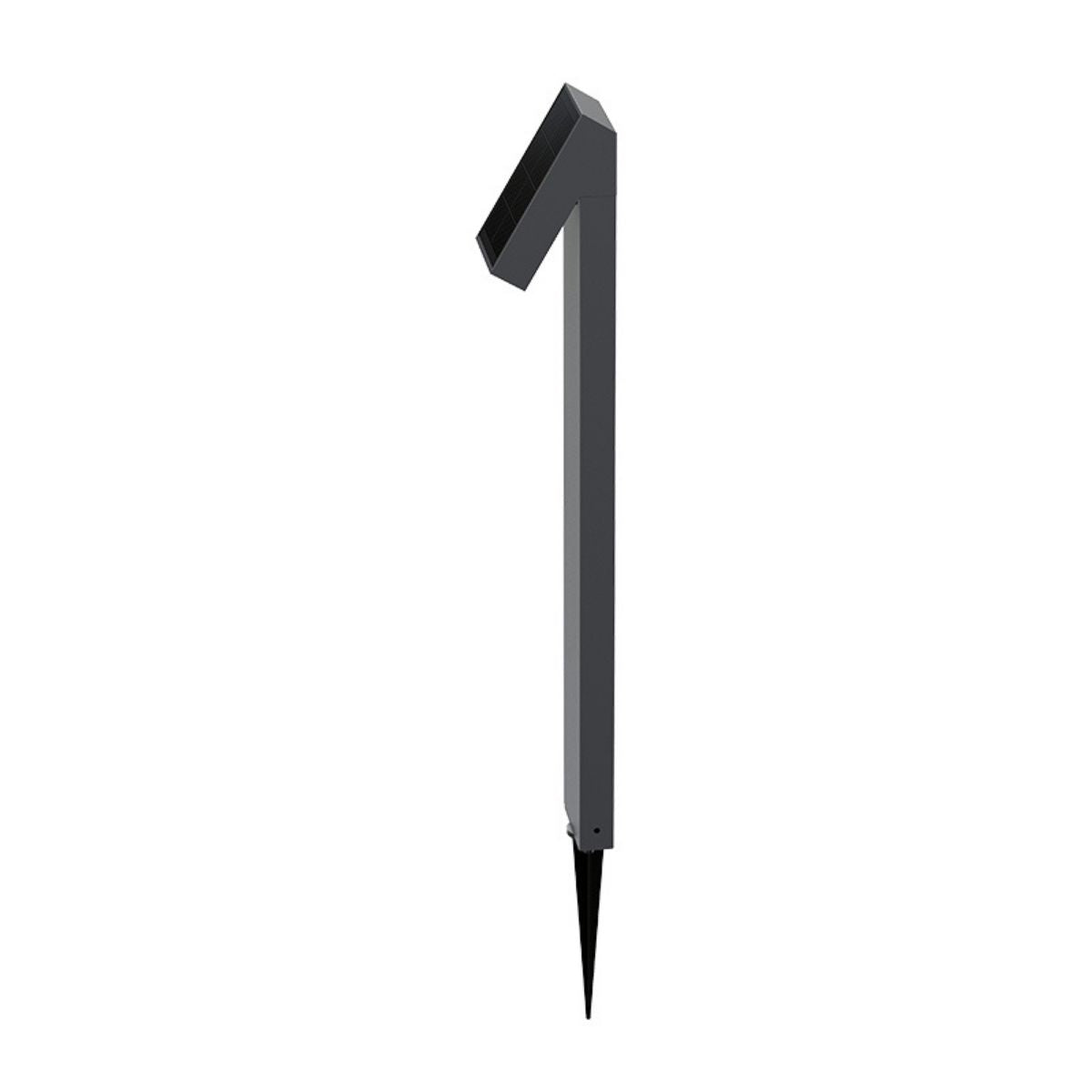 Solar LED Pathway Bollard Light - 500 Lumens - 3000K - Black Finish - LumeGen