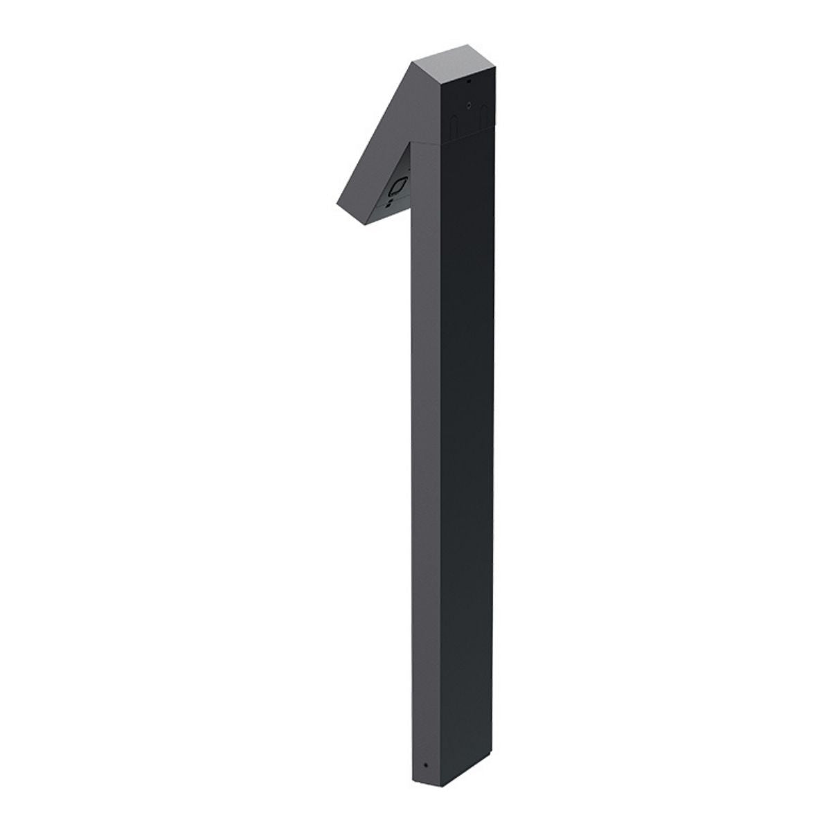 Solar LED Pathway Bollard Light - 500 Lumens - 3000K - Black Finish - LumeGen