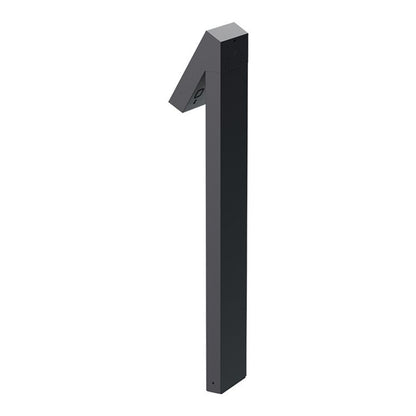 Solar LED Pathway Bollard Light - 500 Lumens - 3000K - Black Finish - LumeGen