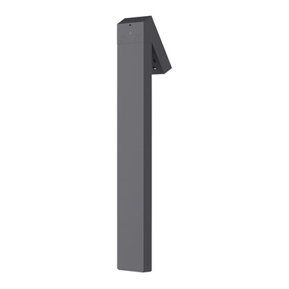 Solar LED Pathway Bollard Light - 500 Lumens - 3000K - Black Finish - LumeGen