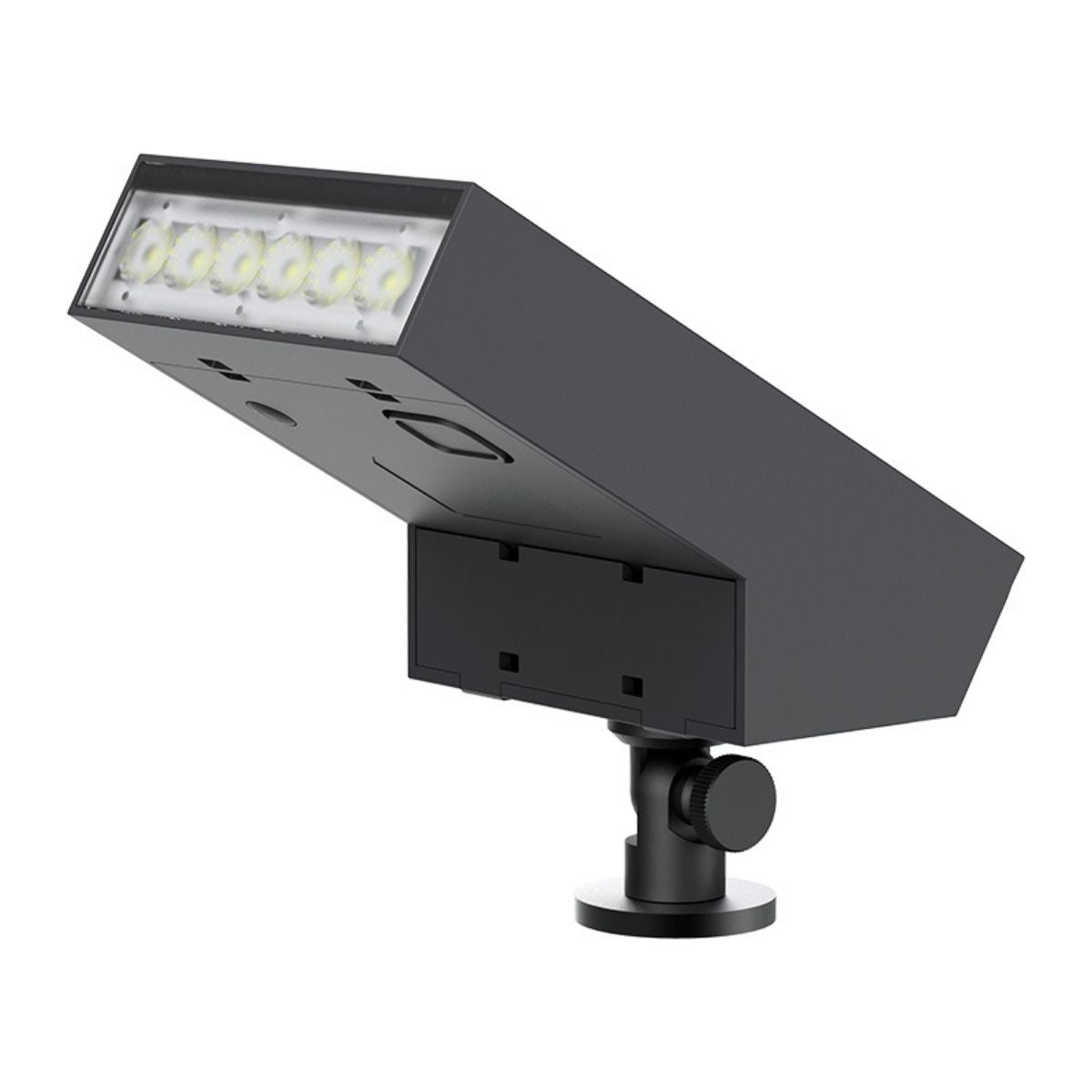Solar LED Flag or Pathway Spot Light - 500 Lumens - 3000K - Black Finish - LumeGen