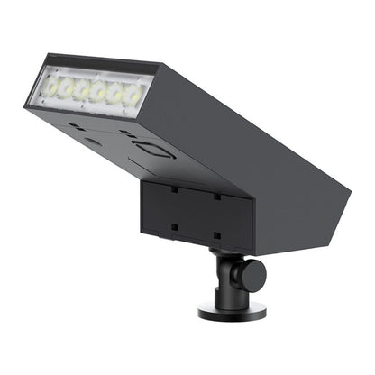 Solar LED Flag or Pathway Spot Light - 500 Lumens - 3000K - Black Finish - LumeGen