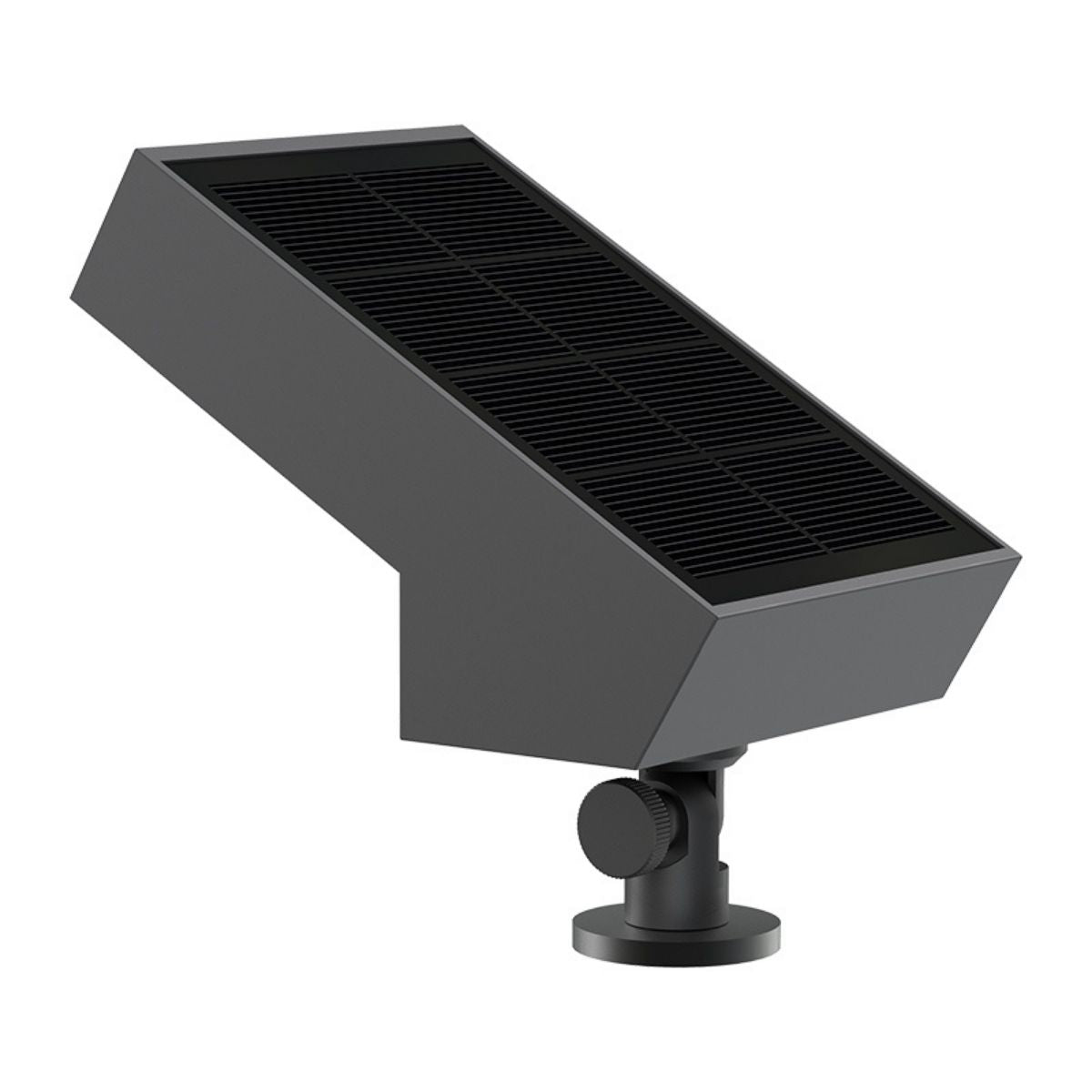 Solar LED Flag or Pathway Spot Light - 500 Lumens - 3000K - Black Finish - LumeGen