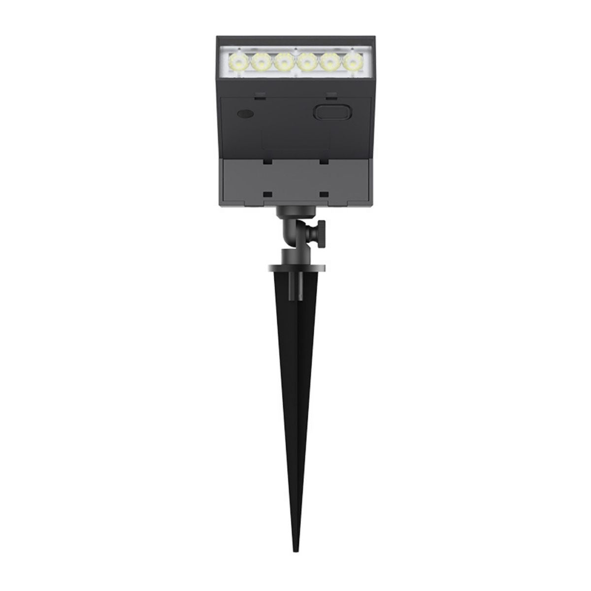 Solar LED Flag or Pathway Spot Light - 500 Lumens - 3000K - Black Finish - LumeGen