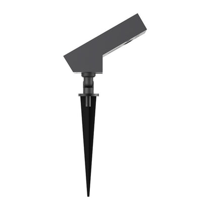 Solar LED Flag or Pathway Spot Light - 500 Lumens - 3000K - Black Finish - LumeGen