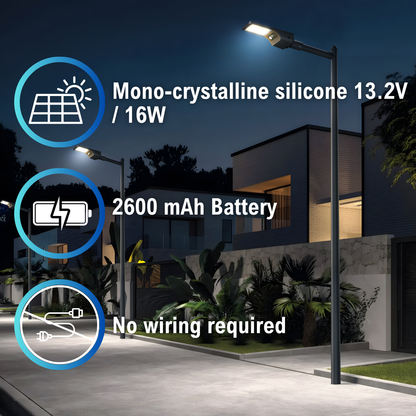 solar panel specifications and no wiring required