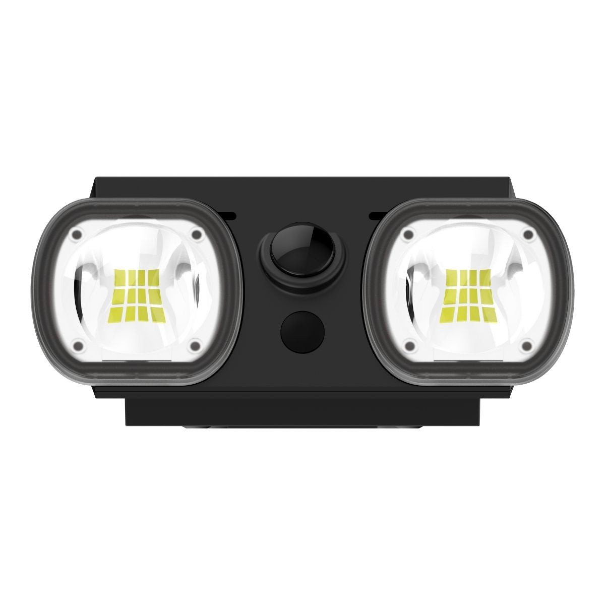 two light heads of LED solar wall light