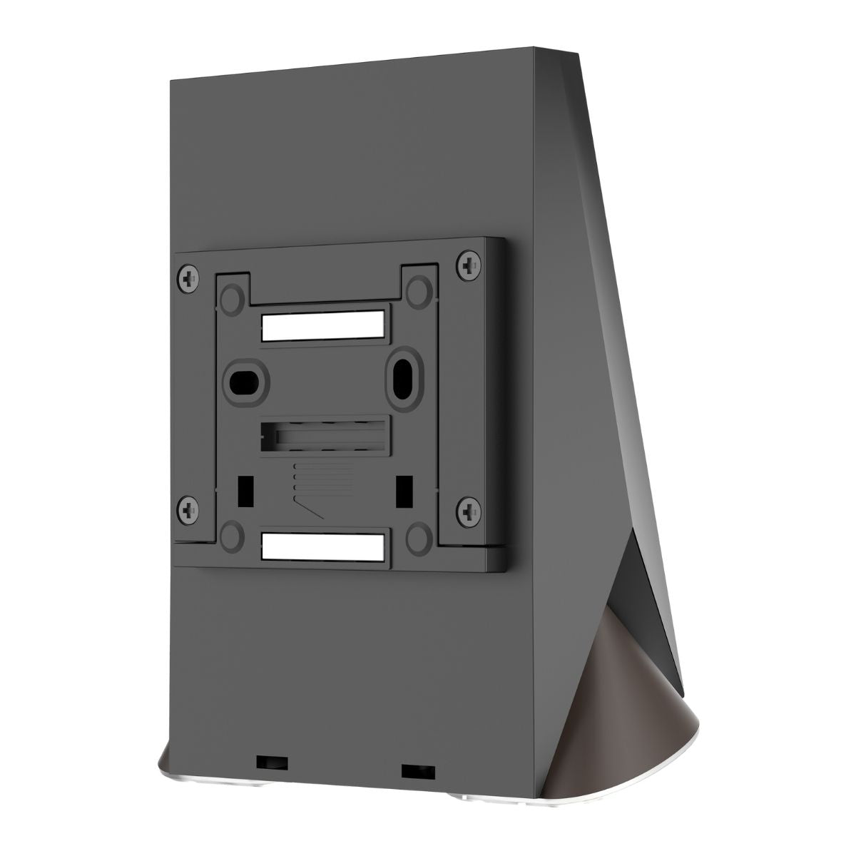 back of a solar LED wall light