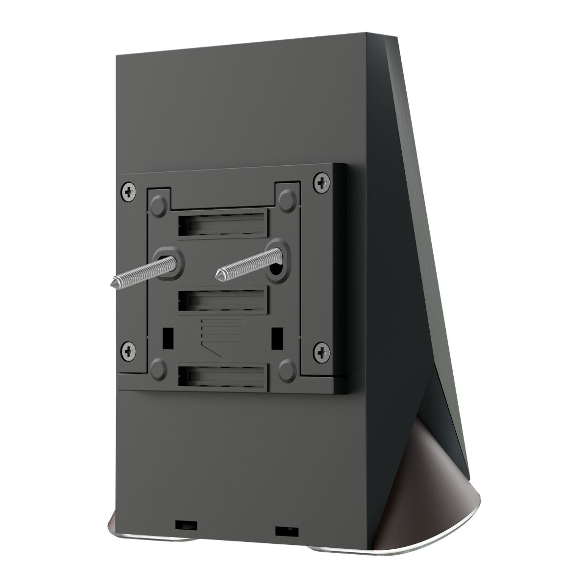 back of the solar wall light fixture