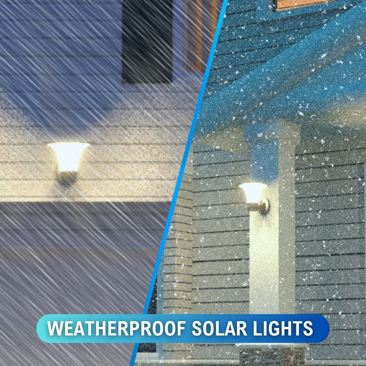Waterproof LED Solar Wall Light