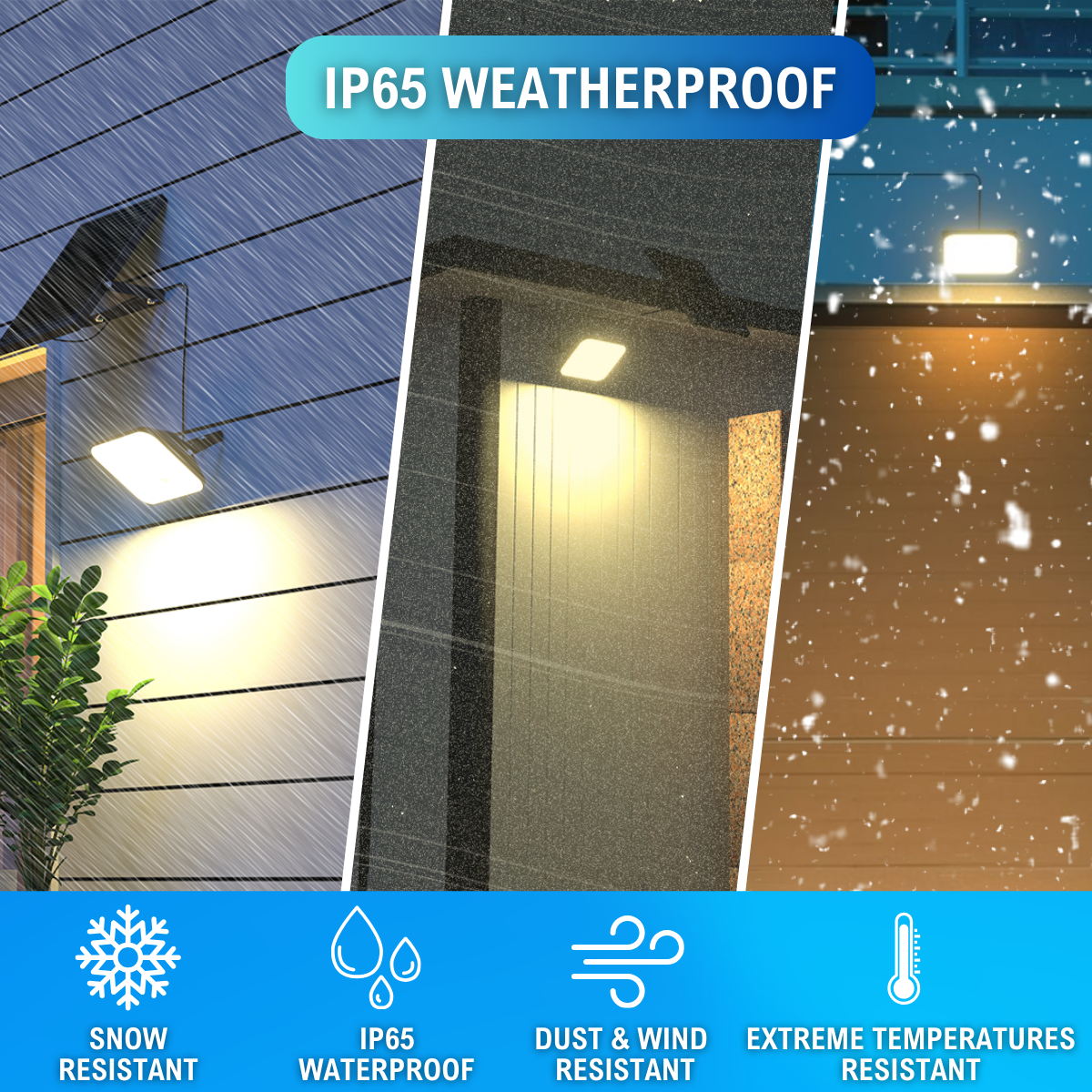 IP65 weatherproof solar light