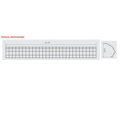 Wire Guard for 4ft. LED Stairwell Fixture - Keystone