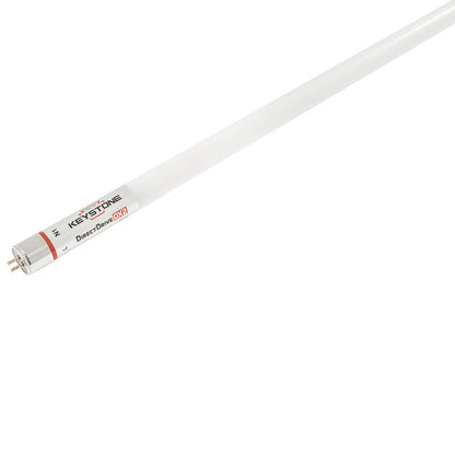 Case of 25 - T5 LED 2ft. DirectDrive Glass Tube - 9 Watt - Type B - 1200 Lumens - Keystone
