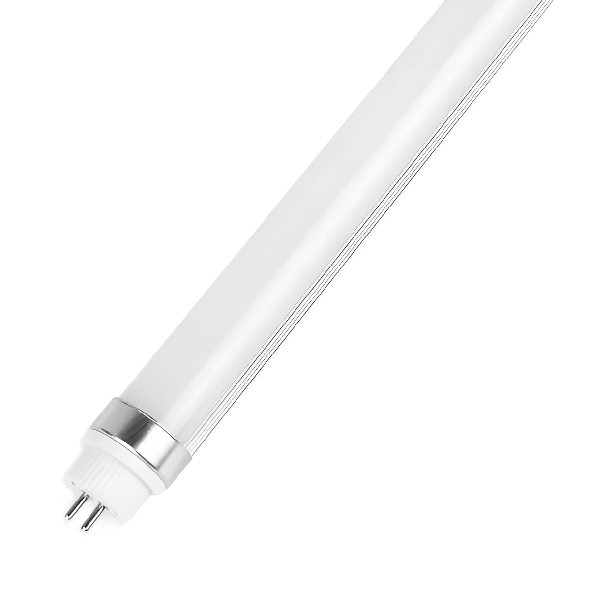 Case of 25- 4ft LED T5 tube - Bypass ballast - double ended power- 24W - 4000K 150lm/w -aluminum and PC cover- milk cover Jen Lighting