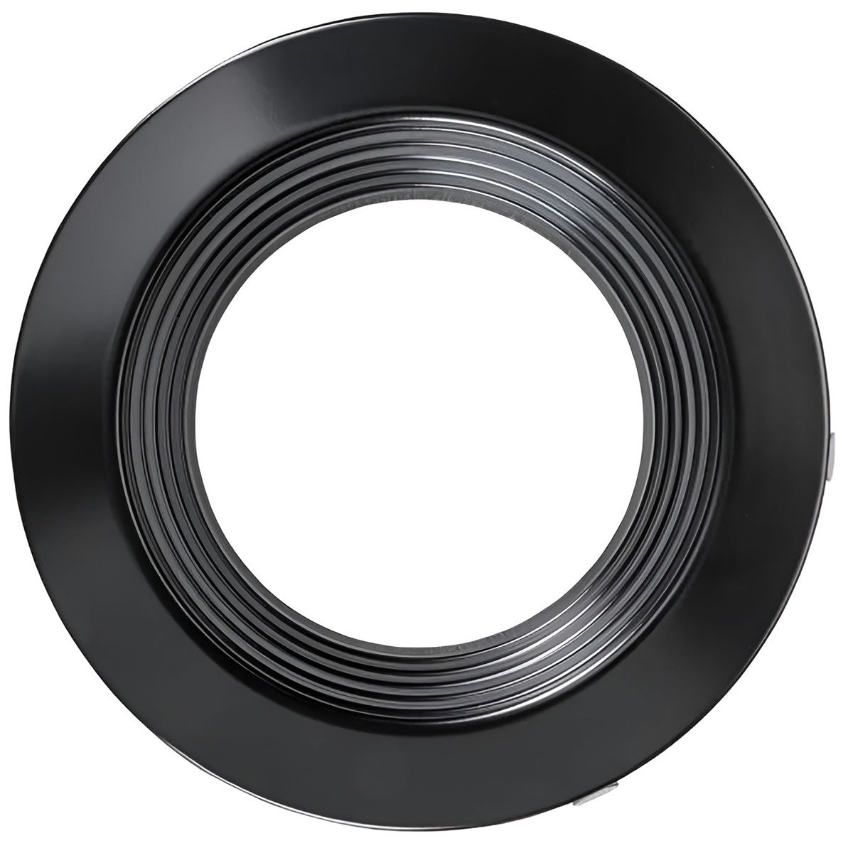 6in. Interchangeable Trim for Integrated Driver Downlights - Matte Black - Keystone