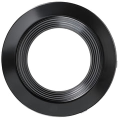 6in. Interchangeable Trim for Integrated Driver Downlights - Matte Black - Keystone